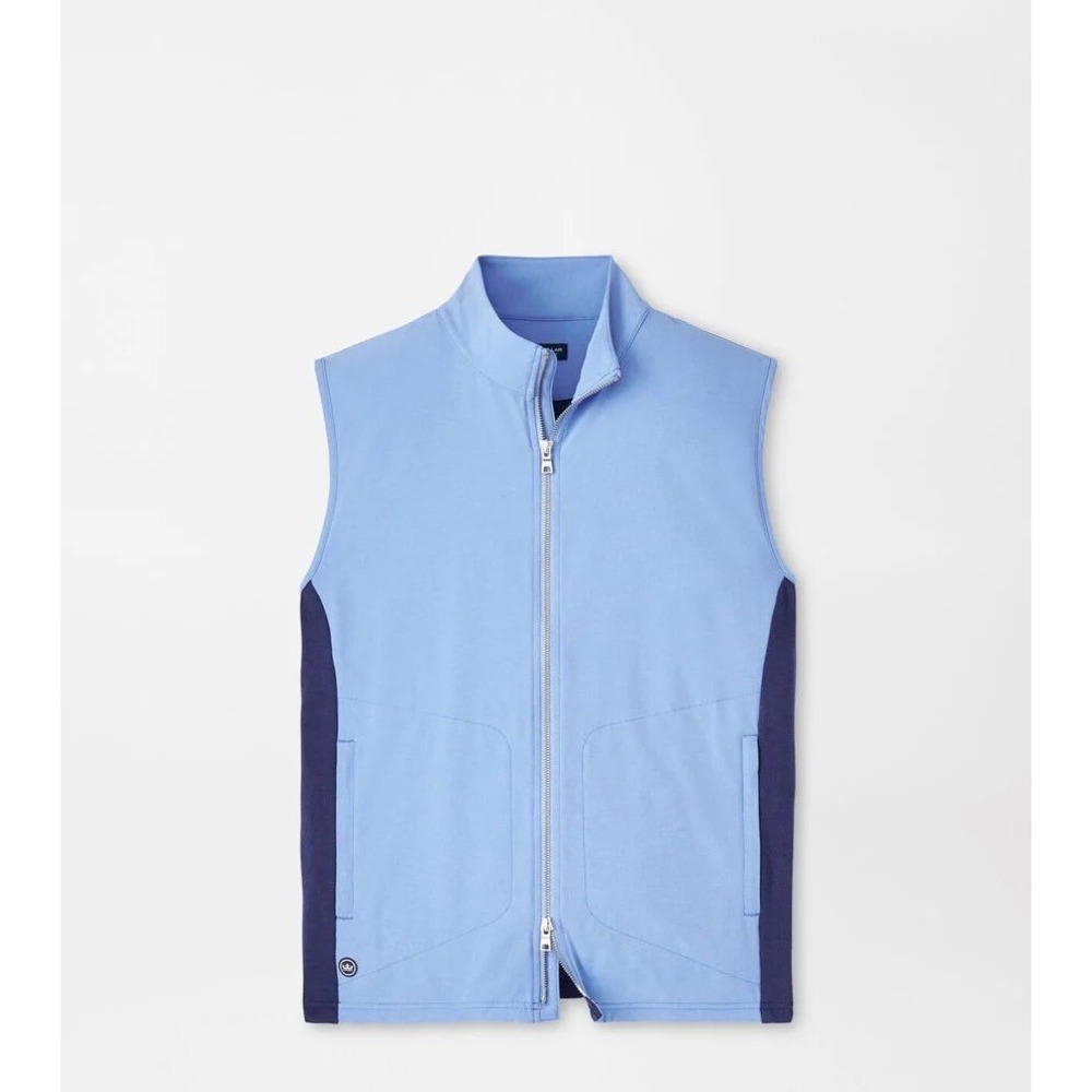 Peter Millar Crown Crafted Solstice Hybrid Full Zip Vest ElixirBlue XXL Golf